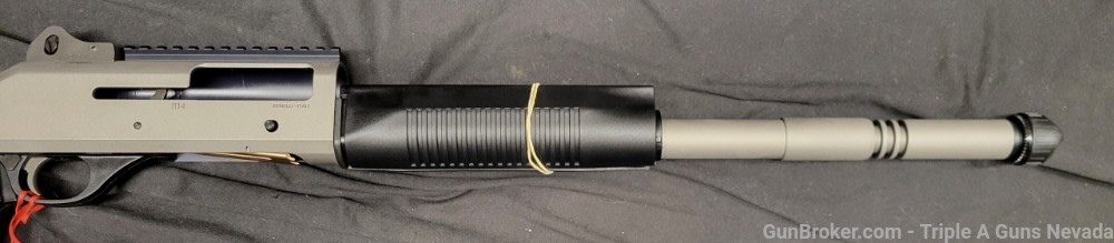 Benelli M4 H20 12ga 18.5in titanium cerakote pistol grip stock 11794-img-17
