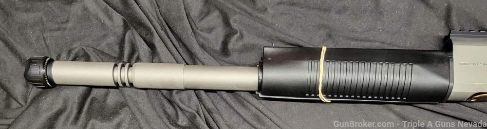 Benelli M4 H20 12ga 18.5in titanium cerakote pistol grip stock 11794-img-20