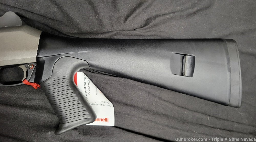 Benelli M4 H20 12ga 18.5in titanium cerakote pistol grip stock 11794-img-22