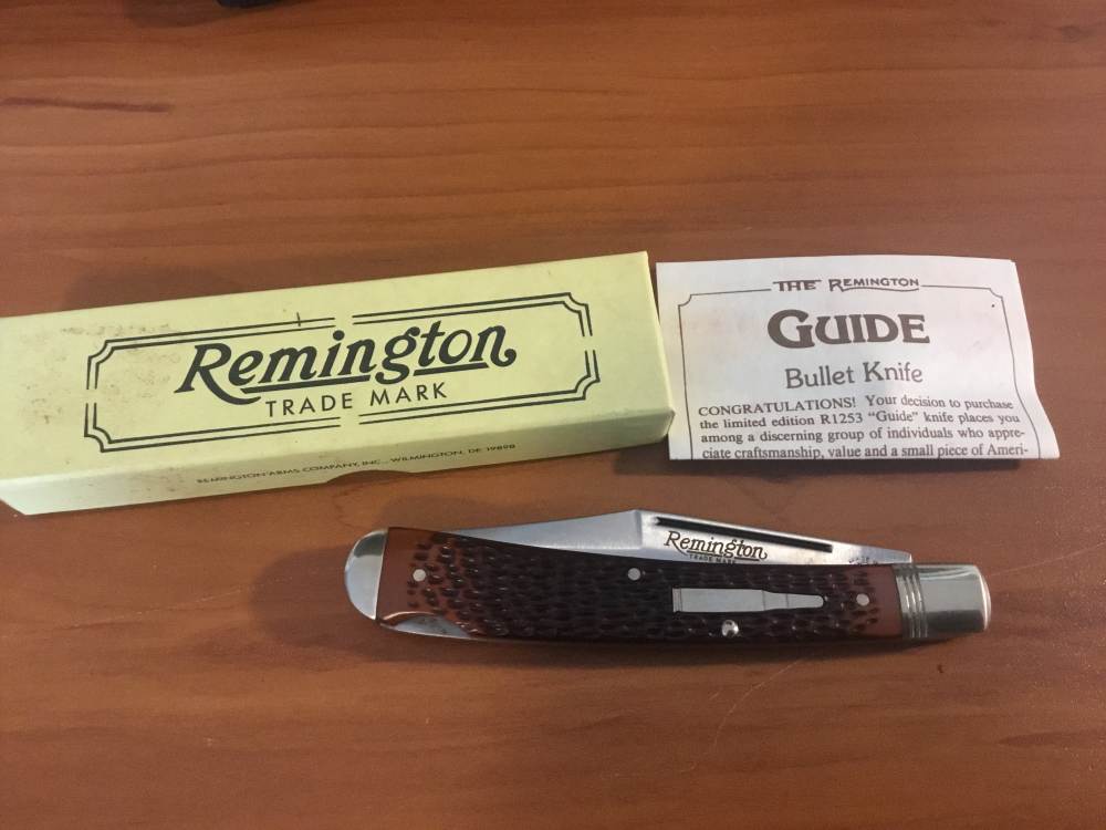 Remington R1253,1992 Guide Bullet lock back pocket knife R1253-img-0