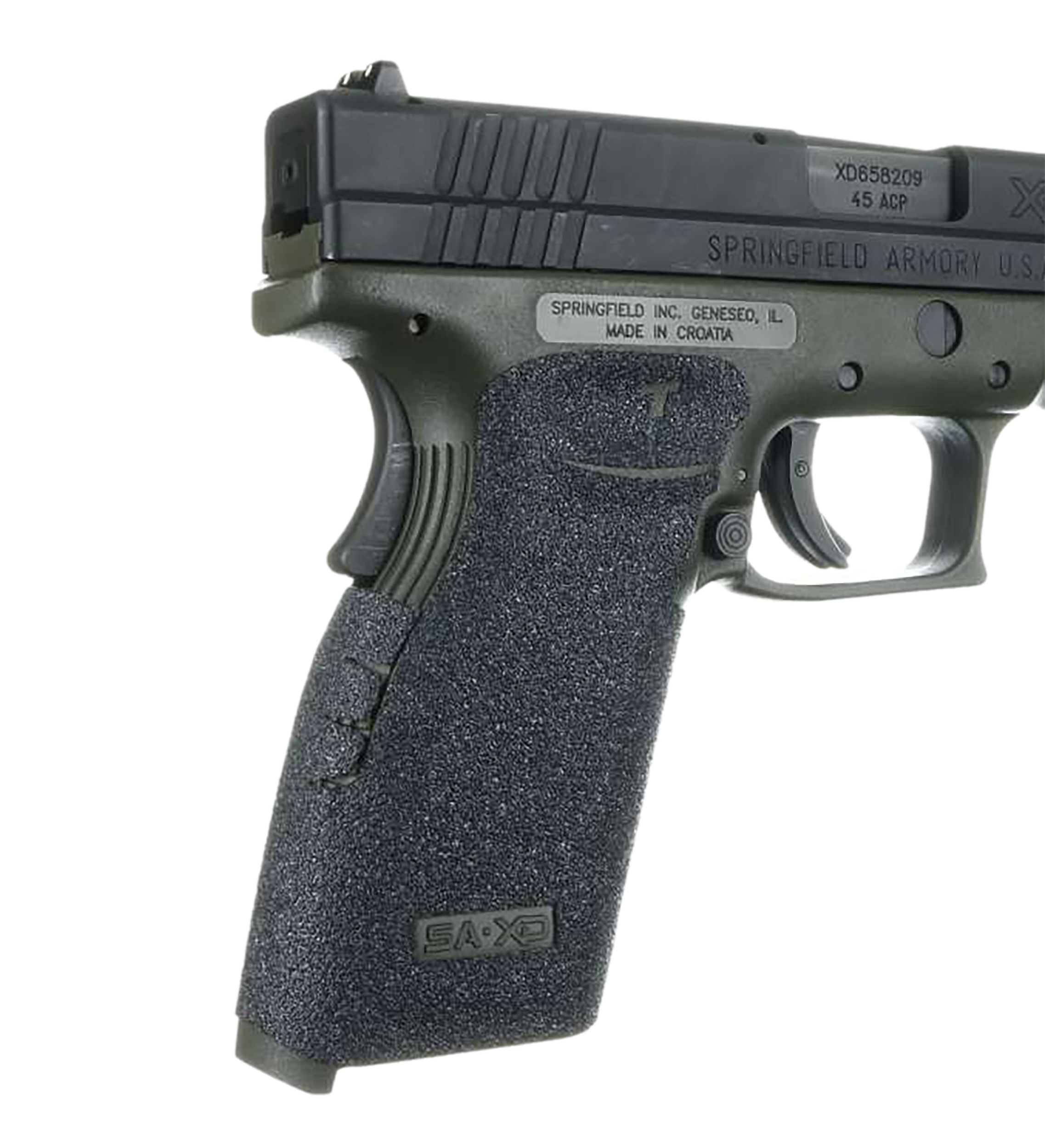 Talon Grips 202R Adhesive Textured Black Rubber for Springfield XD 9,357,40-img-0