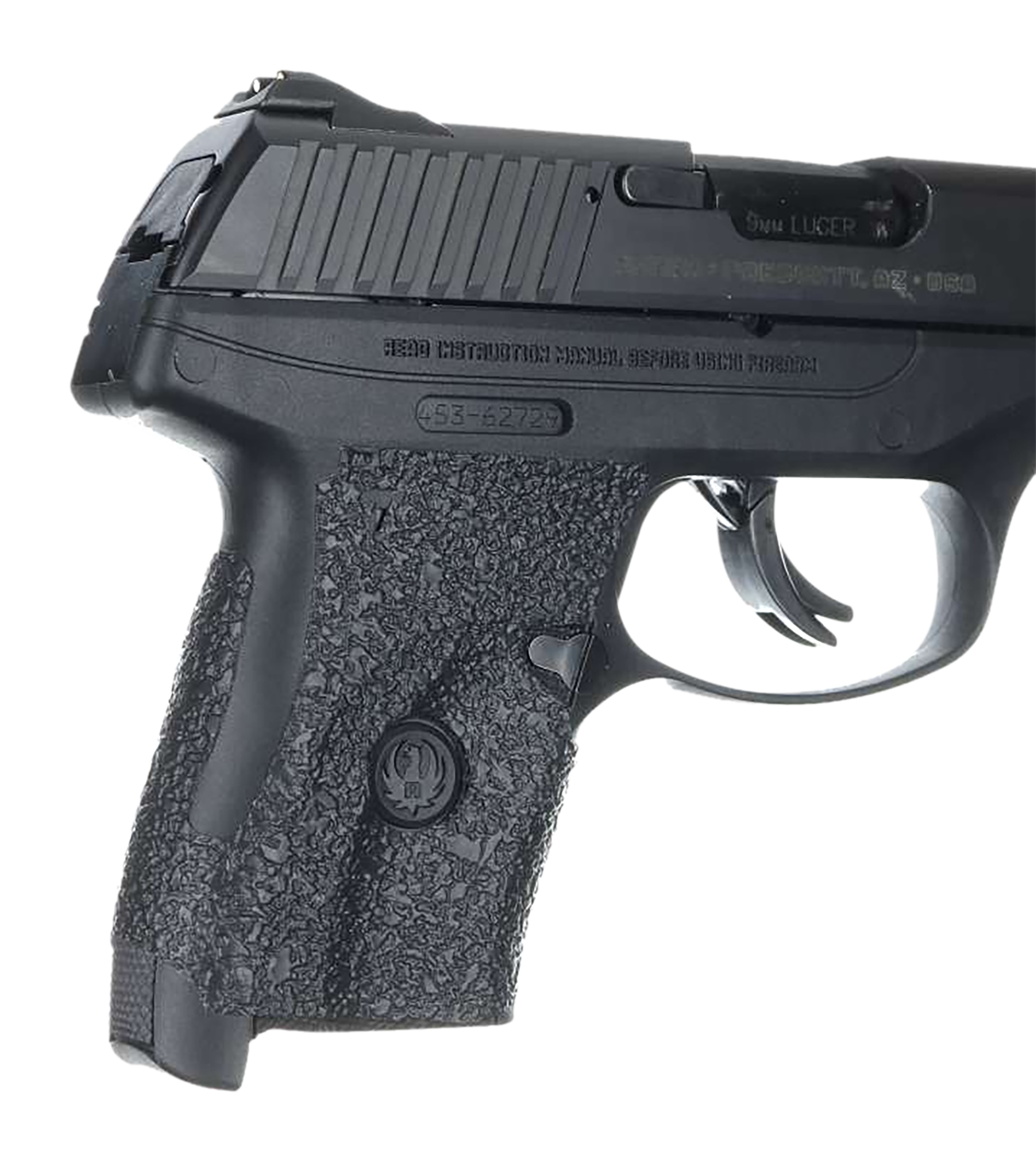 Talon Grips 508R Adhesive Textured Black Rubber for Ruger LC9s, EC9s-img-0