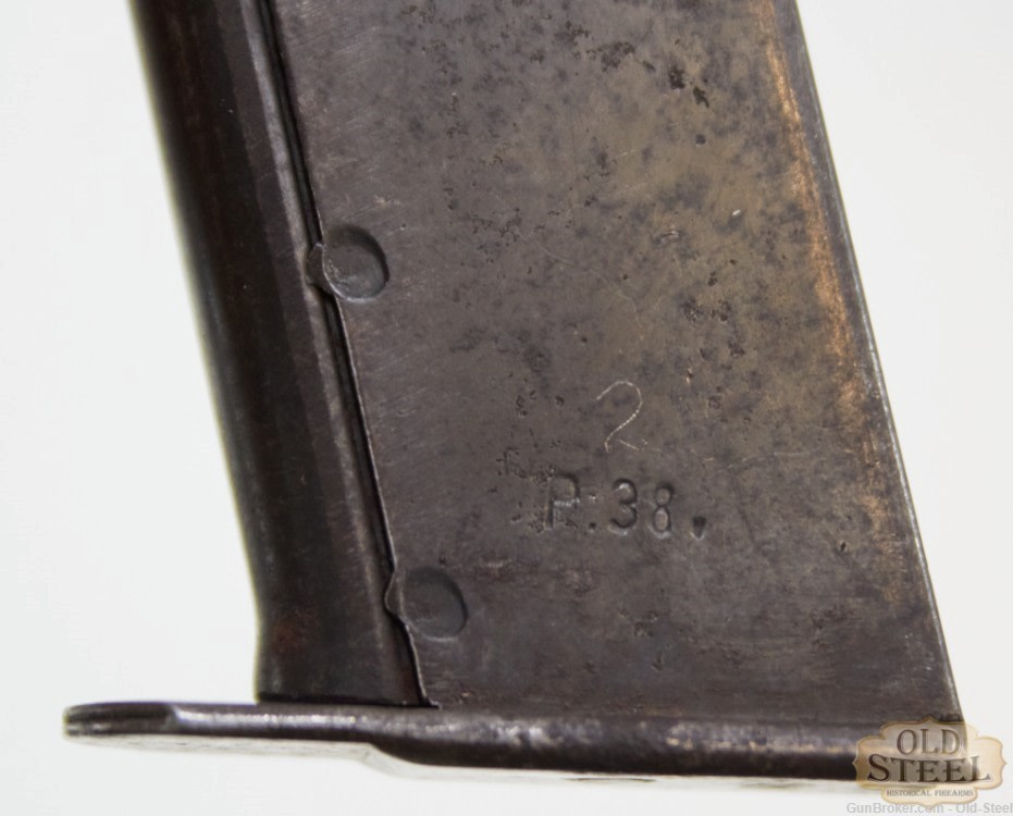 AC 41 Walther P38 MFG 1941 All Matching C&R WW2 WWII Electro Pencil Mag-img-12