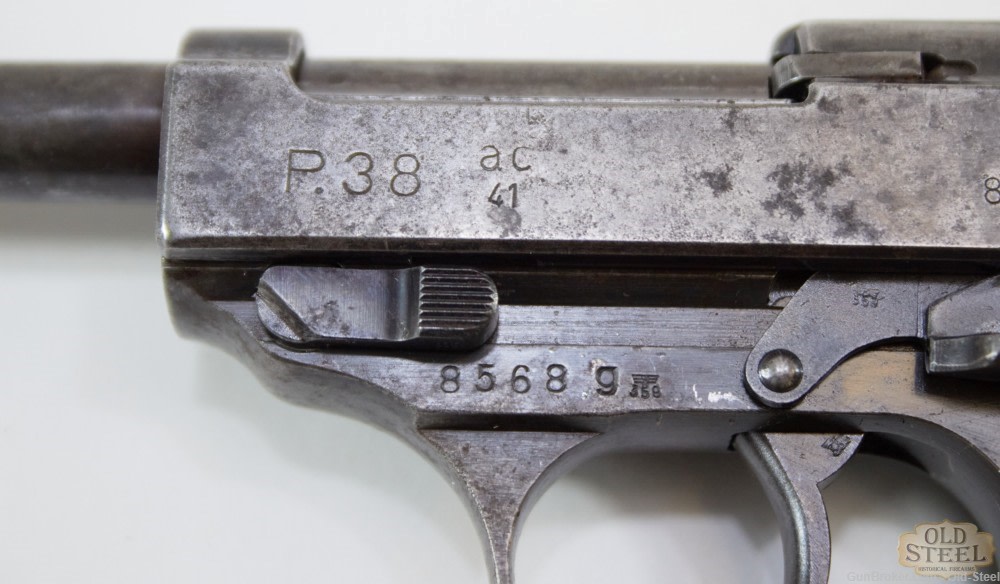 AC 41 Walther P38 MFG 1941 All Matching C&R WW2 WWII Electro Pencil Mag-img-6