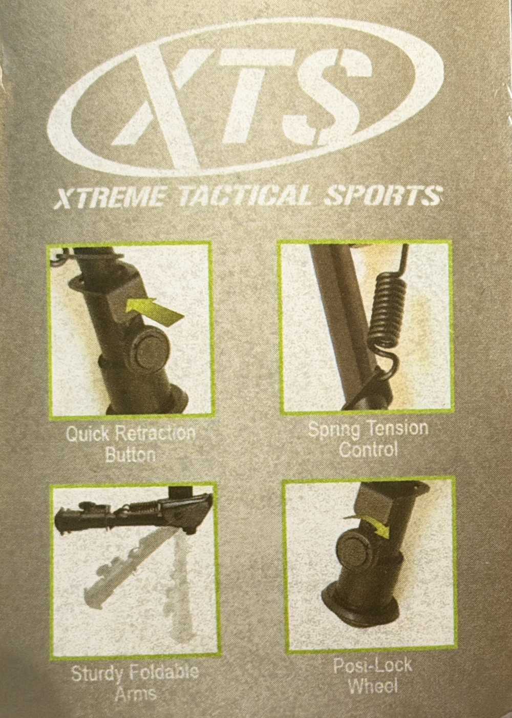 DMA Inc. XTS Tactical Rifle Picatinny 6.1"-7.9" Bipod-img-2