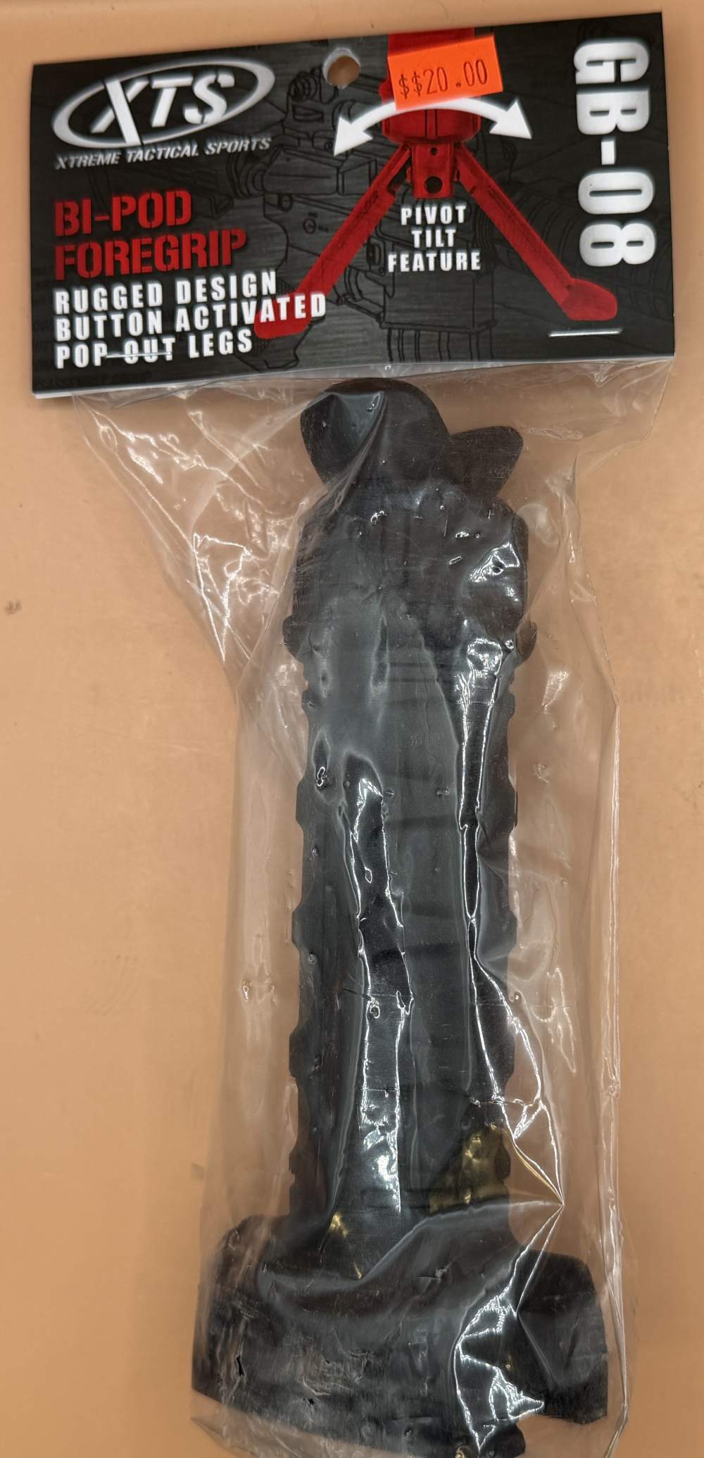 DMA Inc. Tactical Bipod Foregrip BLACK-img-0