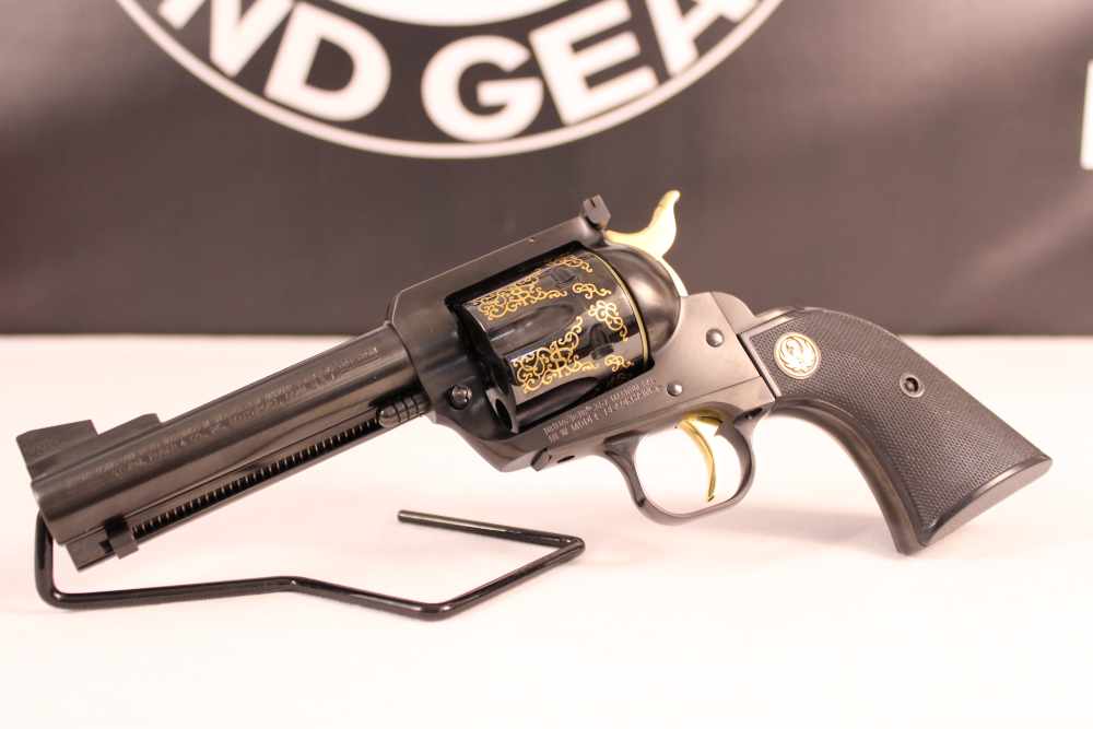 NEVER FIRED 50th Year, New Model Blackhawk 1of 500 engraved-img-1