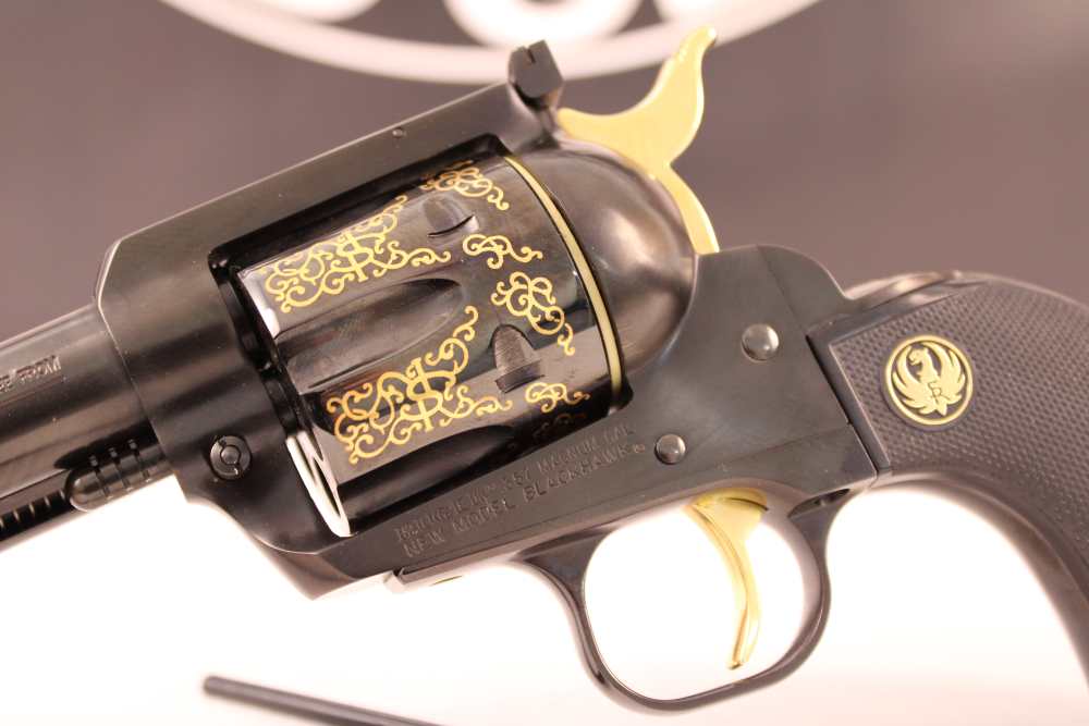 NEVER FIRED 50th Year, New Model Blackhawk 1of 500 engraved-img-3