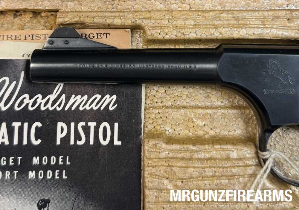 1969 Colt Woodsman 3rd Series Target Model .22 LR 6" Barrel – Unfired-img-1