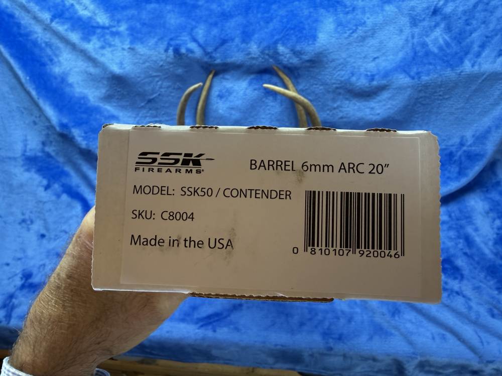 6mm ARC SSK-50 / Contender 20 inch Barrel w/ Scope Base / Threaded Muzzle-img-9