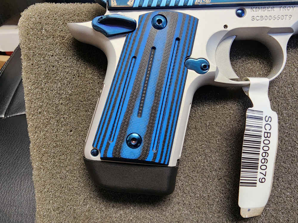 PICS! NEW KIMBER MICRO 9 SAPPHIRE 9MM 3.1" STAINLESS BLUE SS MICRO9 SAO-img-4