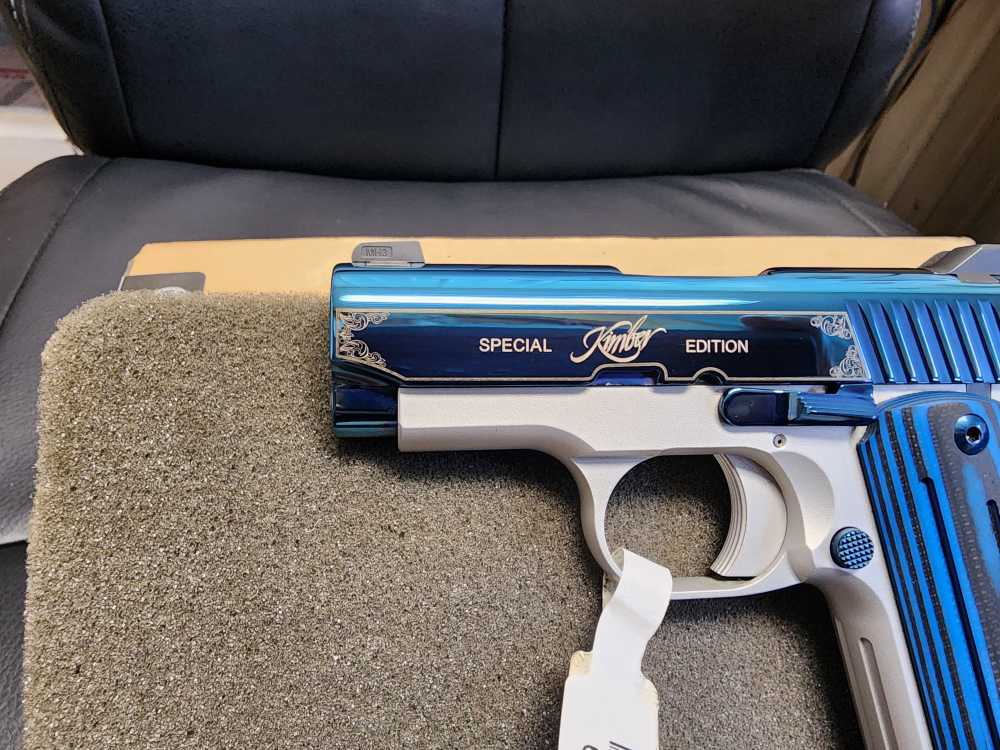 PICS! NEW KIMBER MICRO 9 SAPPHIRE 9MM 3.1" STAINLESS BLUE SS MICRO9 SAO-img-10
