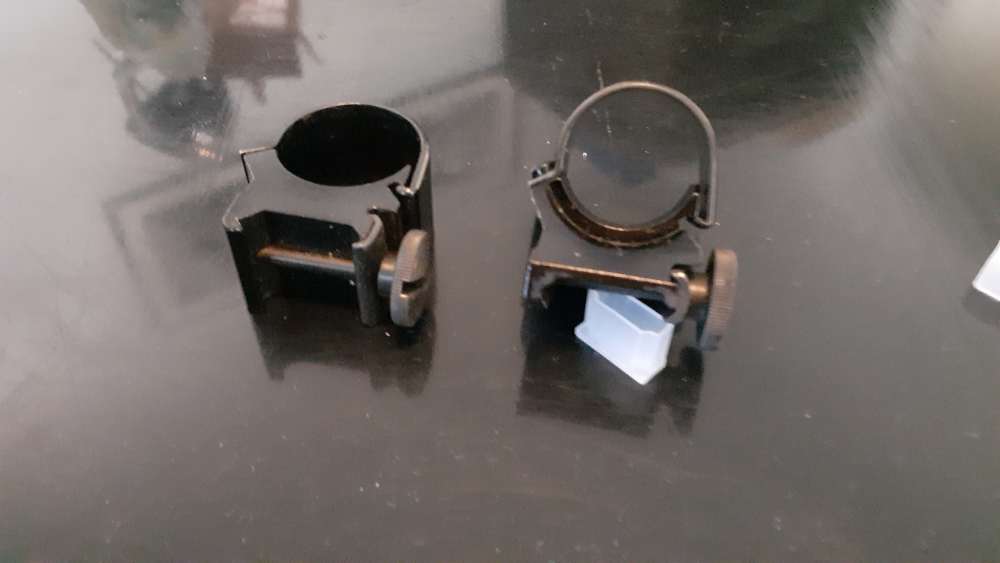 Vintage Weaver 1" Medium Extended Rifle Scope Rings Large Knob-img-6