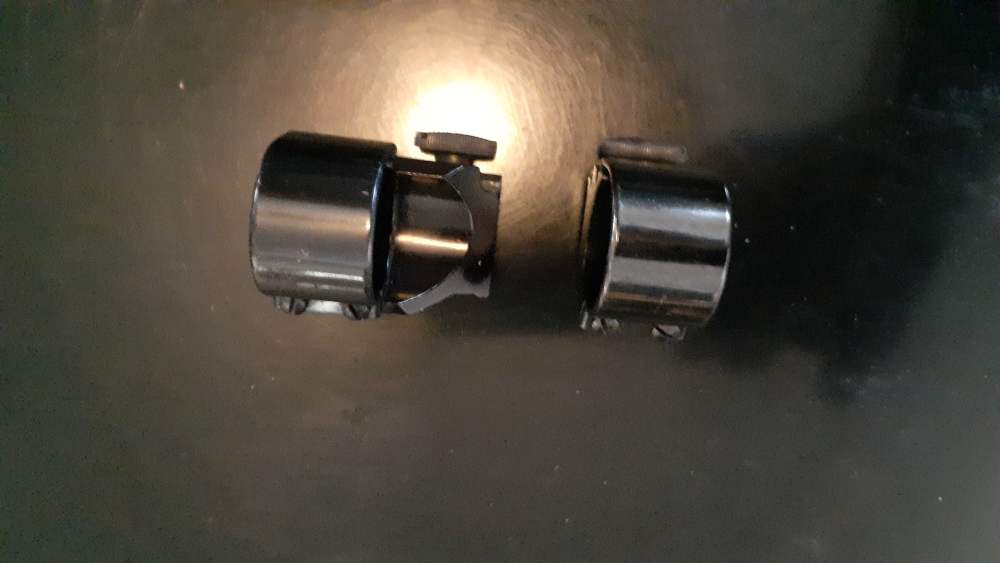 Vintage Weaver 1" Medium Extended Rifle Scope Rings Large Knob-img-1