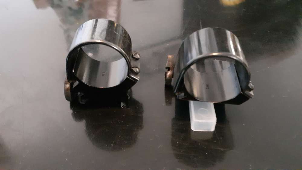 Vintage Weaver 1" Medium Extended Rifle Scope Rings Large Knob-img-2