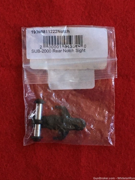 KEL TECH SUB-2000 REAR NOTCH PEEP SIGHT-NEW OLD STOCK-img-0