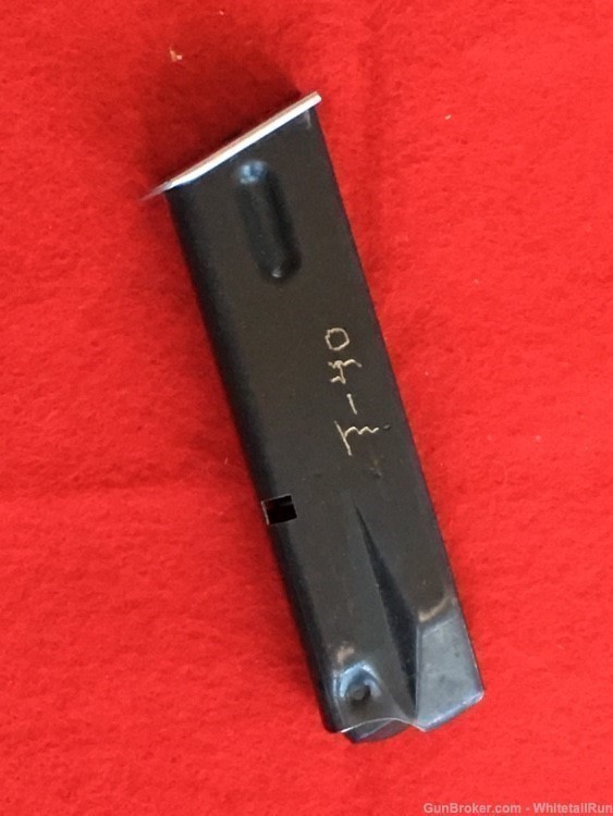VINTAGE BERETTA 96 ALL STEEL/NICKELED BASE-BRAZIL-11-RD .40 S&W MAGAZINE-img-0