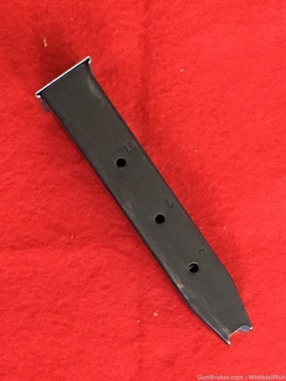 VINTAGE BERETTA 96 ALL STEEL/NICKELED BASE-BRAZIL-11-RD .40 S&W MAGAZINE-img-3