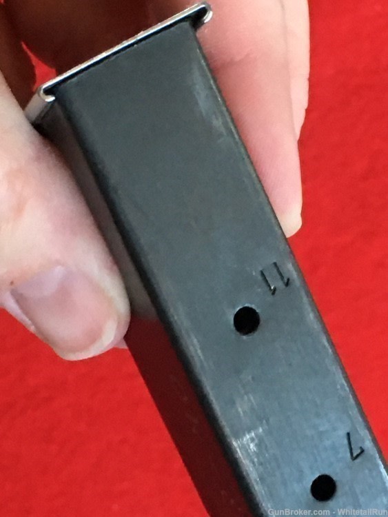 VINTAGE BERETTA 96 ALL STEEL/NICKELED BASE-BRAZIL-11-RD .40 S&W MAGAZINE-img-5