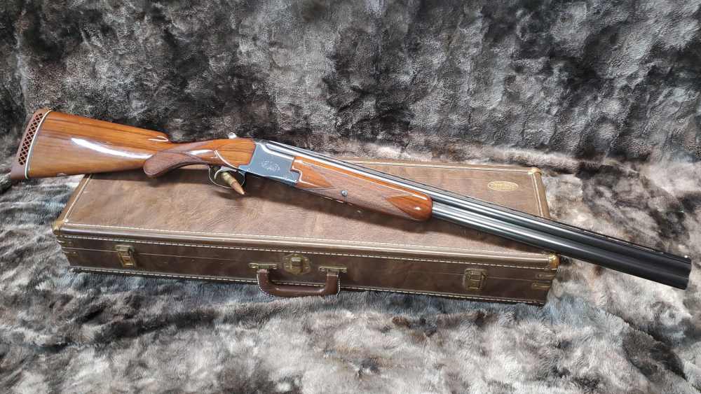 Vintage Browning Superposed 12ga Belgium 26" O/U – 1951 – Fair Condition-img-2