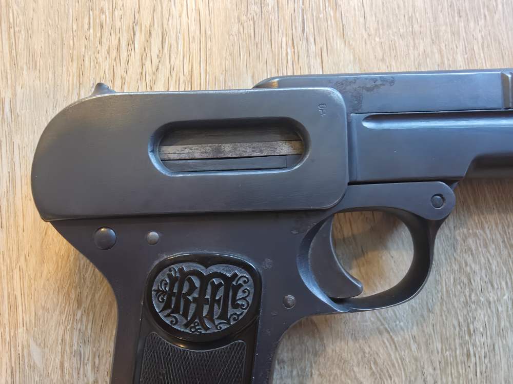 Dreyse Model 1907 7.65mm (.32 ACP) Pistol WWI German Crown/N Proofs C&R-img-8