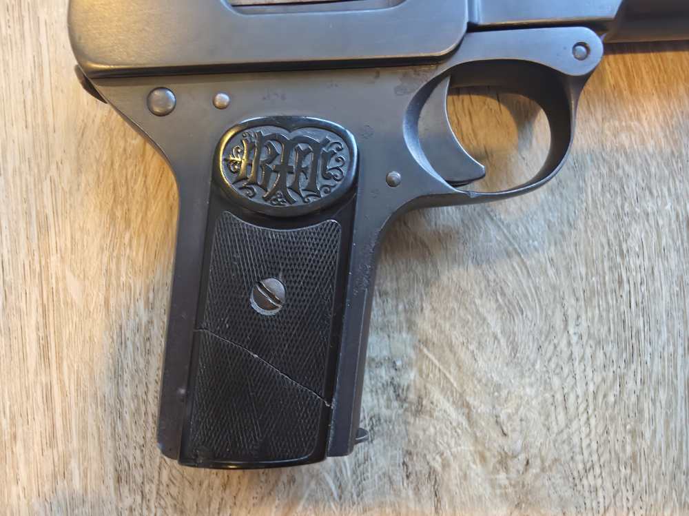 Dreyse Model 1907 7.65mm (.32 ACP) Pistol WWI German Crown/N Proofs C&R-img-9