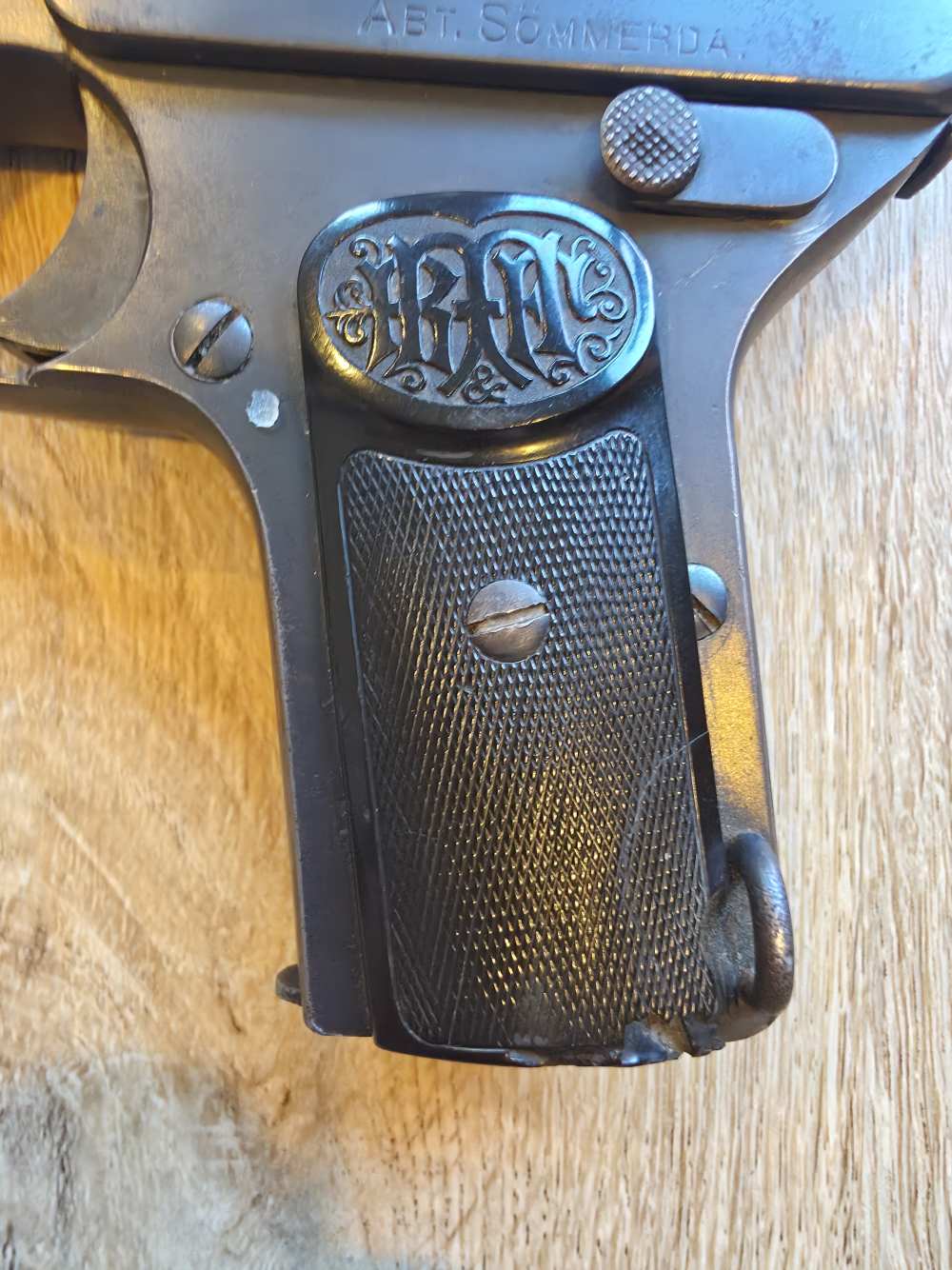 Dreyse Model 1907 7.65mm (.32 ACP) Pistol WWI German Crown/N Proofs C&R-img-7