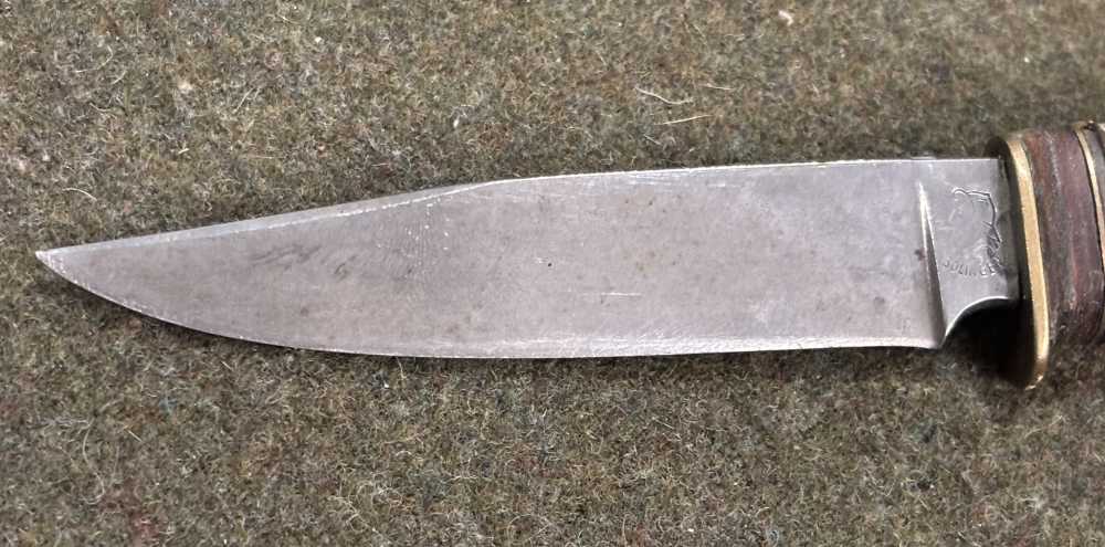 1950s - Solingen - C.D. Schaaff - Double Hunting Knife Set - Stag Handles-img-51