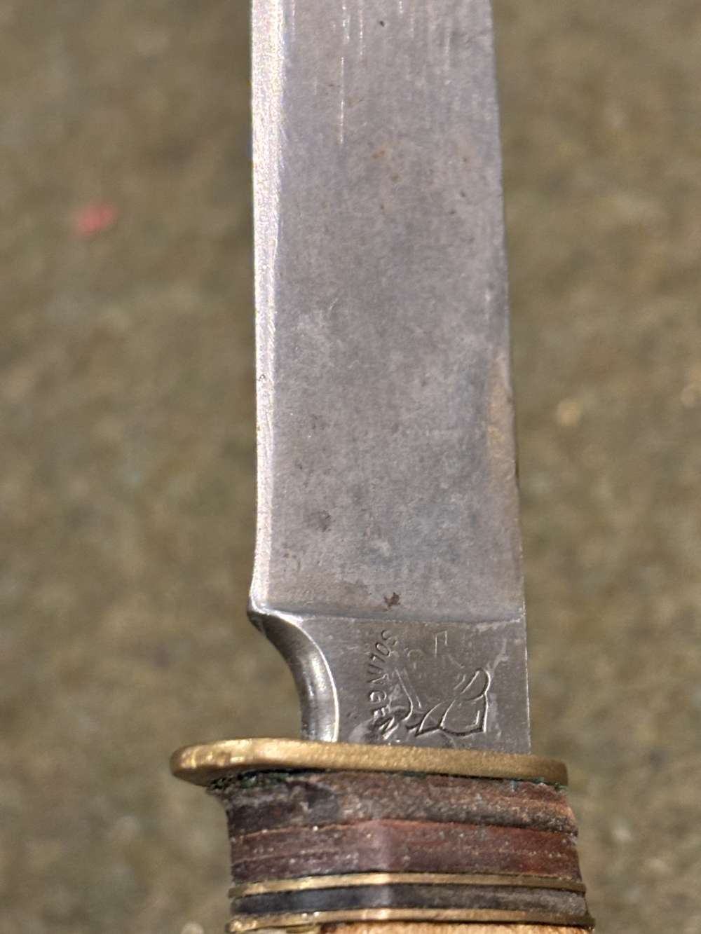 1950s - Solingen - C.D. Schaaff - Double Hunting Knife Set - Stag Handles-img-68