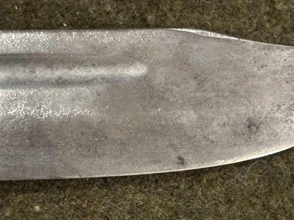 Vintage 1950s - Solingen Germany - ERN - Hunting Knife -Stacked Leather -img-26