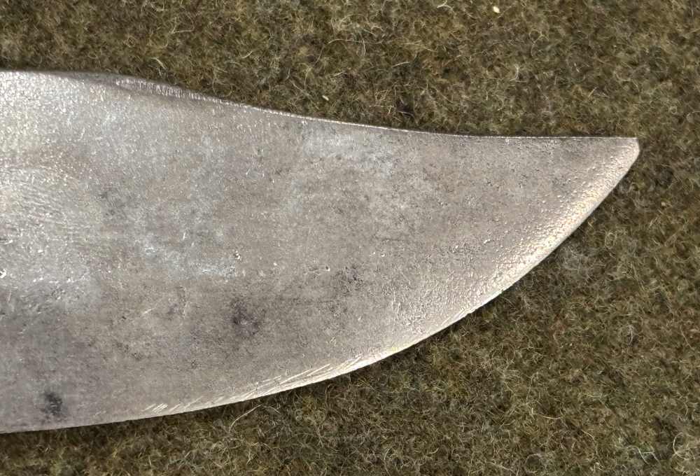 Vintage 1950s - Solingen Germany - ERN - Hunting Knife -Stacked Leather -img-27
