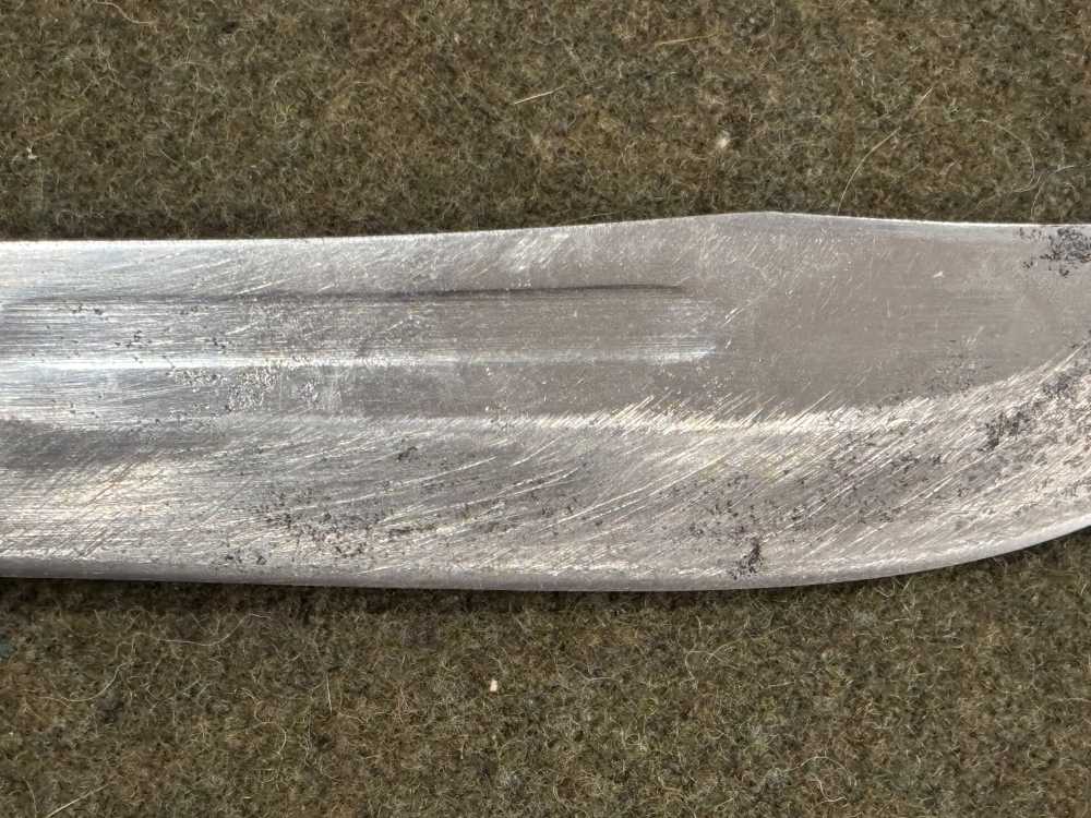 Vintage 1960s - SportsWorld, Japan - Hunting Knife - Stacked Leather Handle-img-18
