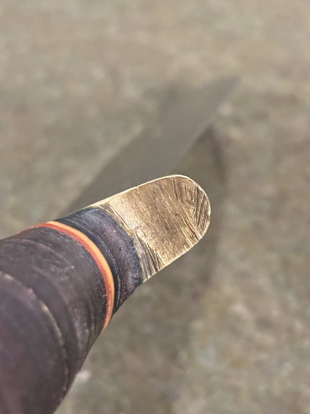Vintage 1960s - SportsWorld, Japan - Hunting Knife - Stacked Leather Handle-img-36