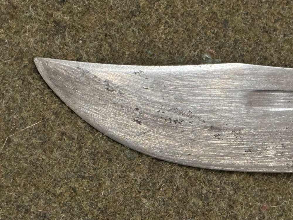 Vintage 1960s - SportsWorld, Japan - Hunting Knife - Stacked Leather Handle-img-14