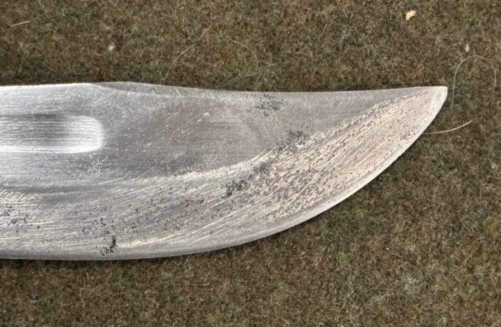 Vintage 1960s - SportsWorld, Japan - Hunting Knife - Stacked Leather Handle-img-19