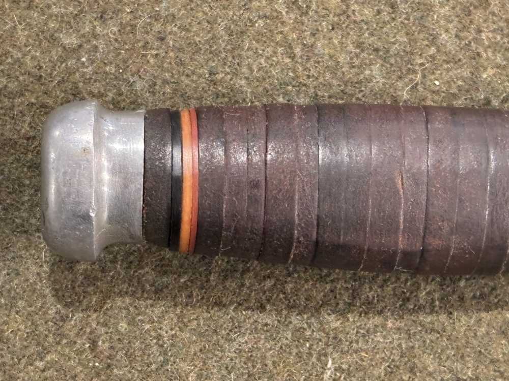 Vintage 1960s - SportsWorld, Japan - Hunting Knife - Stacked Leather Handle-img-15