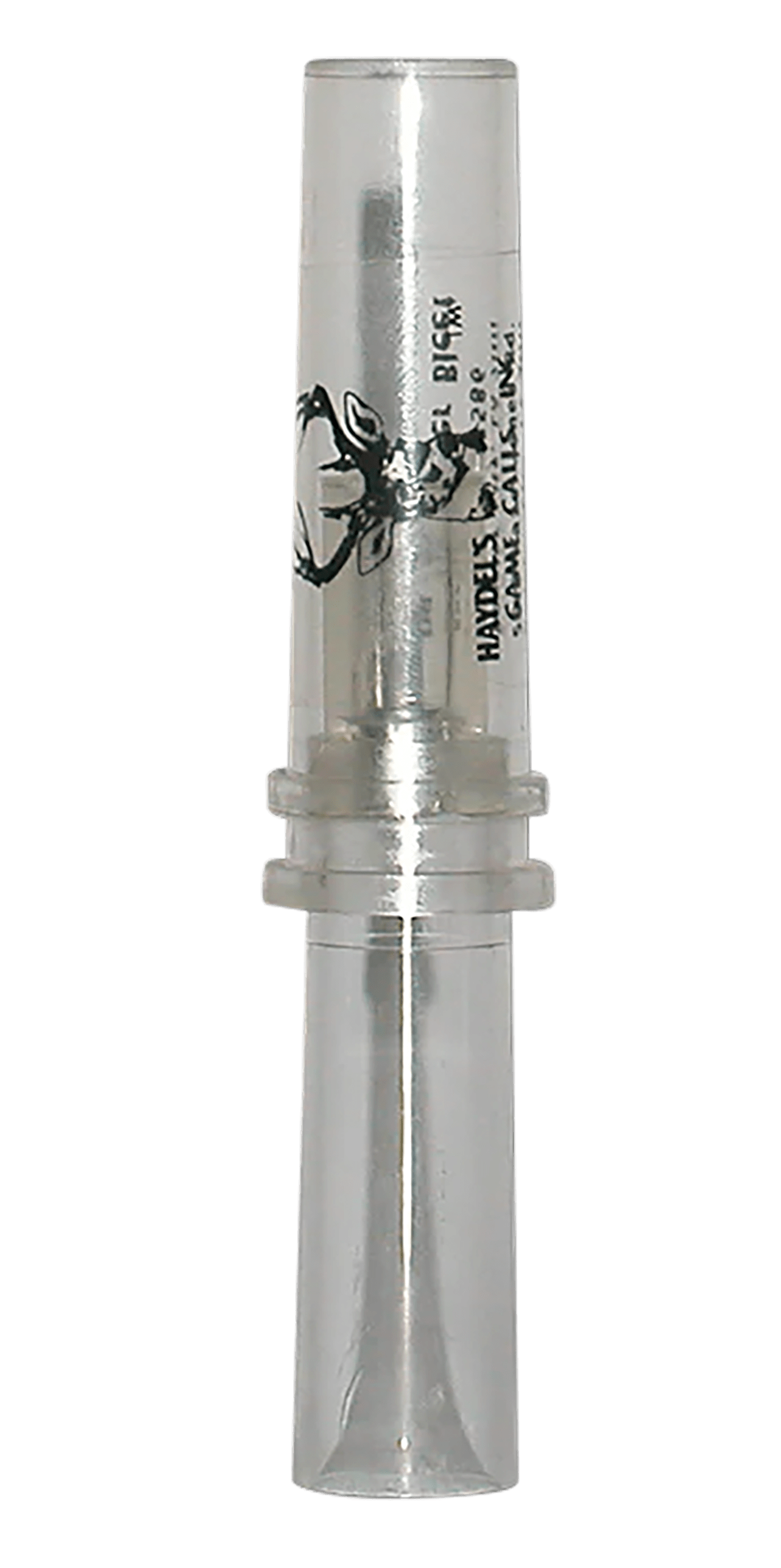 Haydels Game Calls DB85 Deer Bleat Open Doe Sounds Attracts Clear Acrylic-img-0