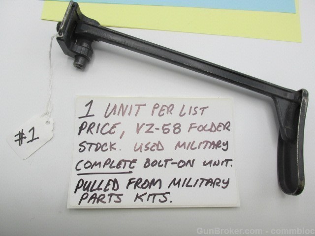 vz58 folding stock complete bolt on unit. vz-58 vz2000 vz2008 cz factory-img-0