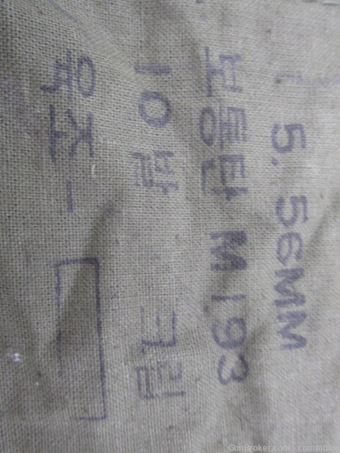 4-pack of korean daewoo bandoleers holds ammo or 7 pieces 20rd k2 k1a1 mags-img-1
