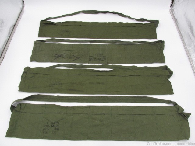 4-pack of korean daewoo bandoleers holds ammo or 7 pieces 20rd k2 k1a1 mags-img-0