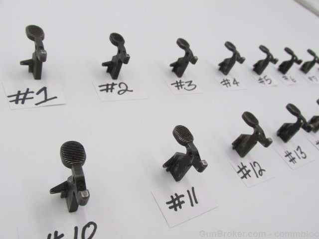 original vietnam m16 m16a1 number coded gm general motors h&r bolt release-img-0