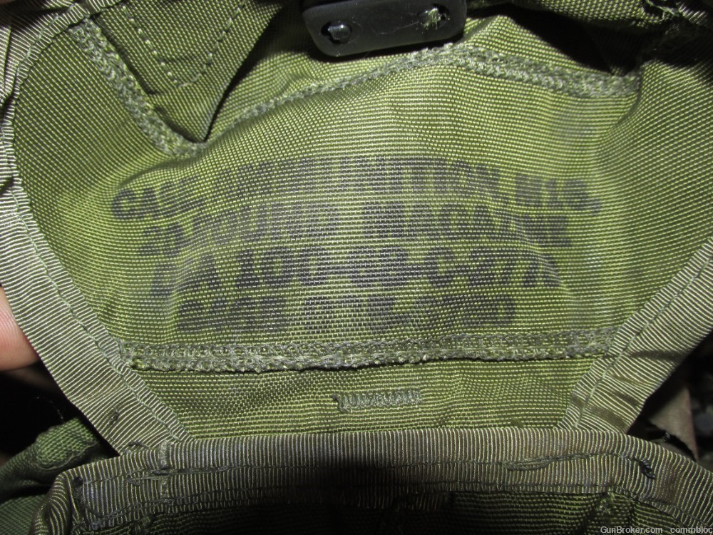 m16 rifle 20rd mag pouch vietnam war era for colt m16a1 sp1 ar15 a1 ar-15-img-5