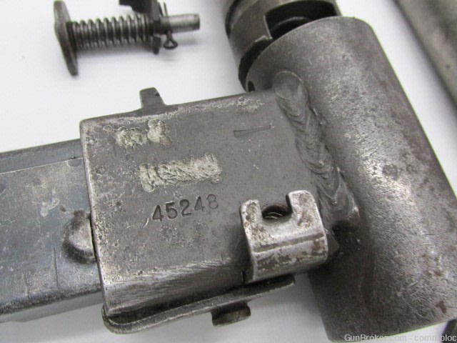 israeli made 1940's era 9mm hagana sten mk2 model tmt4 parts kit og barrel-img-3