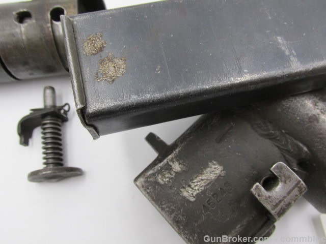 israeli made 1940's era 9mm hagana sten mk2 model tmt4 parts kit og barrel-img-15