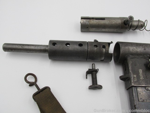 israeli made 1940's era 9mm hagana sten mk2 model tmt4 parts kit og barrel-img-17