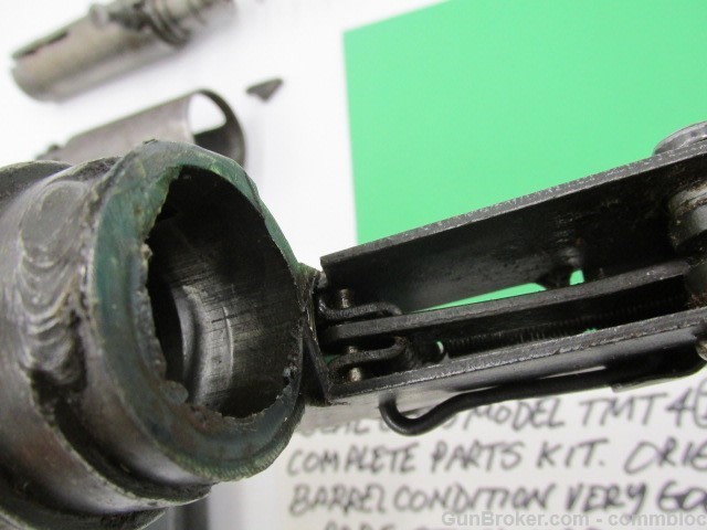 israeli made 1940's era 9mm hagana sten mk2 model tmt4 parts kit og barrel-img-10