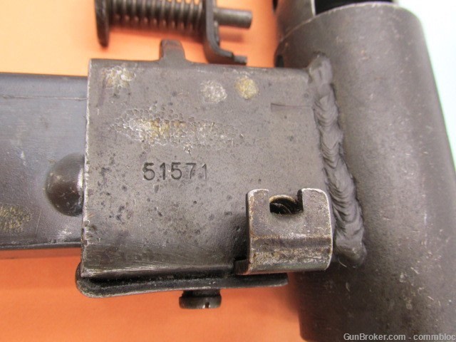 israeli made 1940's era 9mm hagana sten mk2 model tmt4 parts kit og barrel-img-6