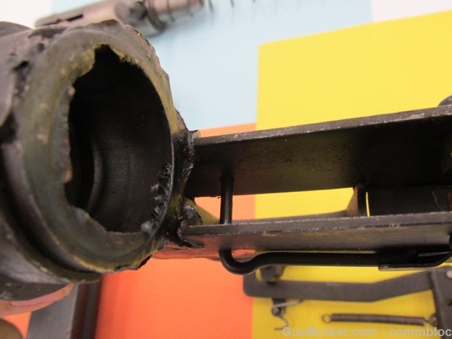 israeli made 1940's era 9mm hagana sten mk2 model tmt4 parts kit og barrel-img-13