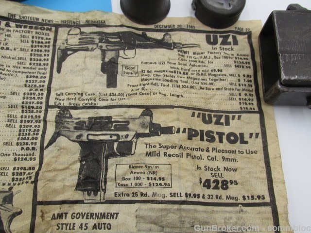 israeli made 1940's era 9mm hagana sten mk2 model tmt4 parts kit og barrel-img-25