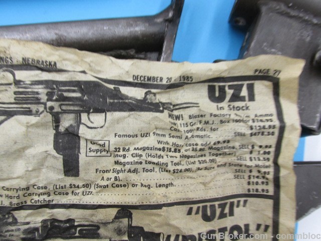 israeli made 1940's era 9mm hagana sten mk2 model tmt4 parts kit og barrel-img-23